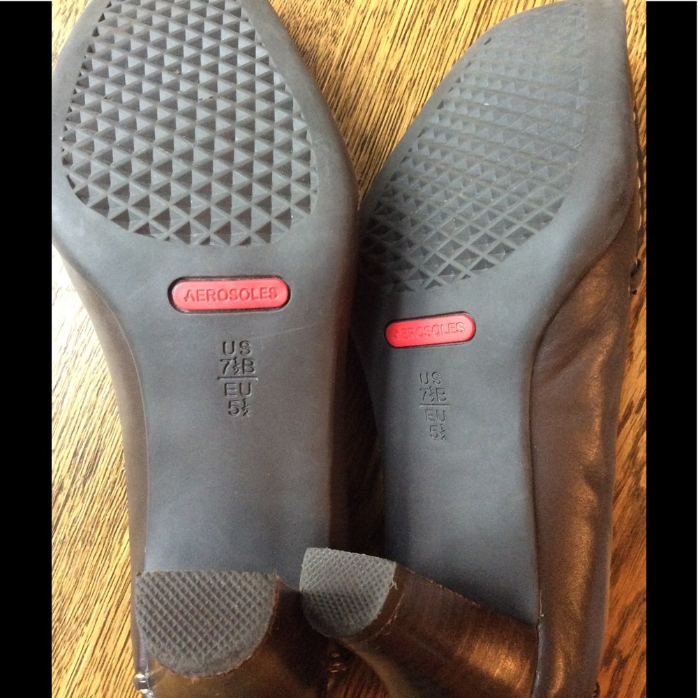 ❌FINAL❌ Vintage Brown Leather Aerosols Shoes - Picture 7 of 8